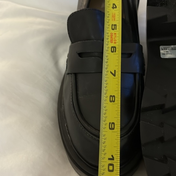 Schutz Women's Black Chunky Loafers - Picture 6 of 7